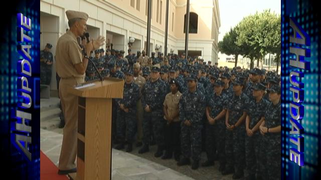 Chief of Naval Personnel Conducts All Hands Call in Naples, Italy