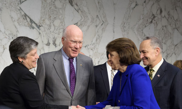 Senator Leahy Holds First Congressional Hearing On Immigration Reform
