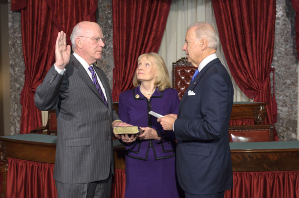 Senator Leahy Is Sworn In As President Pro Tempore