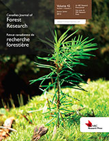 Canadian Journal of Forest Research cover