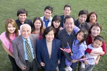 Group of people of all age groups Group of people of all age groups