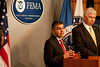 FEMA Corps Launch March 13, 2012 : The Corporation for National and Community Service (CNCS) and The Department of Homeland Security's Federal Emergency Management Agency (FEMA) announced an innovative new partnership designed to continue to strengthen the nation's ability to respond to and recover from disasters while expanding career opportunities for young people.

FEMA Corps is a historic collaboration which will create a new unit of AmeriCorps' National Civilian Community Corps (NCCC) whose members will be devoted solely to FEMA disaster response, and recovery efforts. The five-year agreement provides for a full service corps of 1,600 members annually who will be an additional workforce in support of FEMA's current disaster reserve workforce.