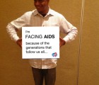 I'm Facing AIDS because of the generations that follow us all...