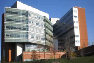 Exterior of the NIH Biomedical Research Center in Baltimore