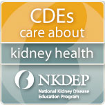 CDEs care about kidney health Badge