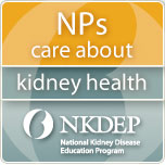 NPs care about kidney health Badge