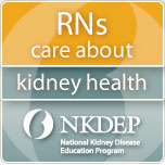 RNs care about kidney health Badge