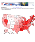 Cancer Mortality Maps and Graphs