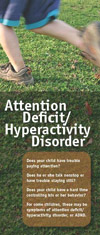 Cover of Attention Deficit Hyperactivity Disorder booklet