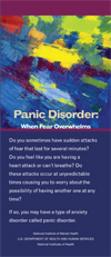 cover of panic disorder trifold