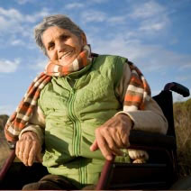 Photo of elderly woman