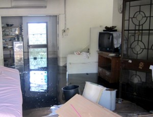 house flooded