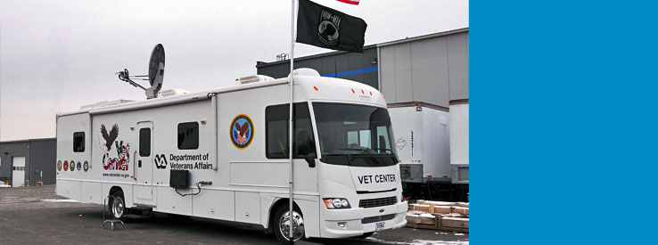 Image of Vet Center mobile van