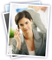 business owner holding sign