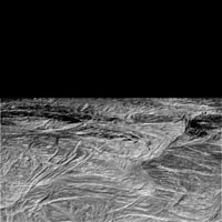 Raw image of Cassini's Nov. 02, 2009 flyby of Enceladus