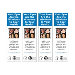 Your Eyes Are The Windows To Your Health Bookmarks, Version 2