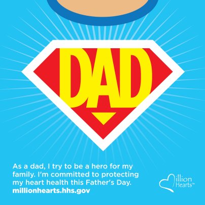 As a dad, I try and be a hero for my family.