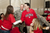 Governor Walker speaks with Badger fans, servicemen and women during the Rose Bowl