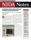 Picture of NIDA Notes Vol. 22, No. 5: Computer-Based Interventions Promote Drug Abstinence
