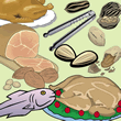 Eat Meat, Fish, Nuts, and Beans picture