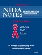 Cover of NIDA Notes Collection on Articles that Address Drugs and AIDS