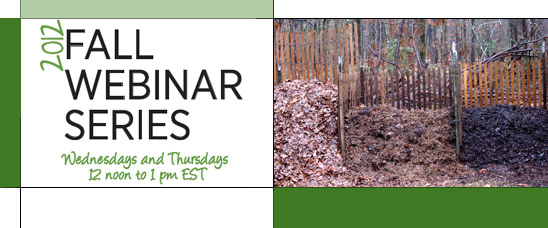 This year's webinars focused on ingredients that can be mixed into any garden project to make it healthier. Unable to watch them live? They've been posted for anytime viewing.
