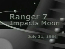 Ranger 7 Impacts Moon