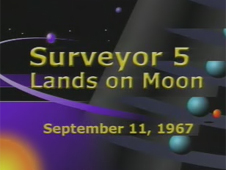 Surveyor 5 Lands on Moon