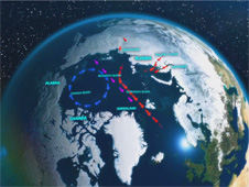 NASA Finds Russian Runoff Freshening Canadian Arctic