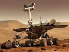 Artist's Concept of Rover on Mars 