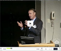 Webcast screenshot of Dr. Mark Perkins speaking