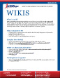 Wikis - One Page PDF