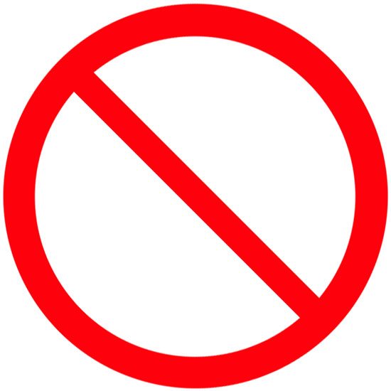 prohibited