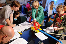 Photo of Professor Thacker teaching