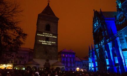 The opening ceremony of the European capital of culture 2013 in Kosice