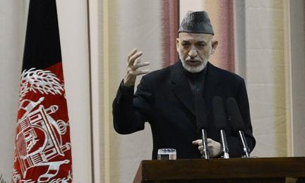 Afghan President Hamid Karzai (16 Feb)