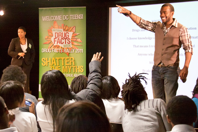 Speaker at  Mentor's National Drug Facts Week even 2011.