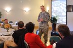 Col. Brent Bolander, commander of Anniston Army Depot, addressed the quarterly...