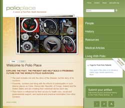 image of Polio Place website