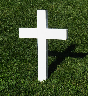 Cross at the Robert F. Kennedy Gravesite