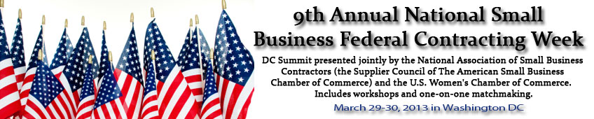 Click here for the 9th Annual National Small Business Federal Contracting Week