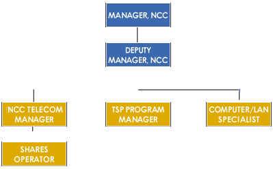 NCC Initial response Team Structure