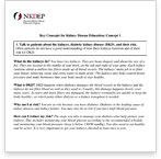 Four Key Concepts for Kidney Disease Education For Patients with Diabetes (Fact Sheet)