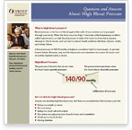 Questions and Answers about High Blood Pressure (Fact Sheet)