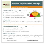 An image of cover of Explaining Your Kidney Test Results
