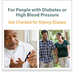An image of the cover of For People with Diabetes or High Blood Pressure: Get Checked for Kidney Disease