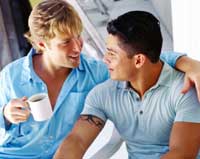 Picture of gay male couple