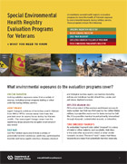 Cover of Environmental Health Registry Programs for Veterans
