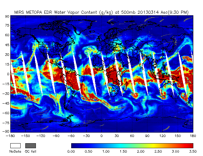 500mb Water Vapor from METOP-A, Ascending Orbit