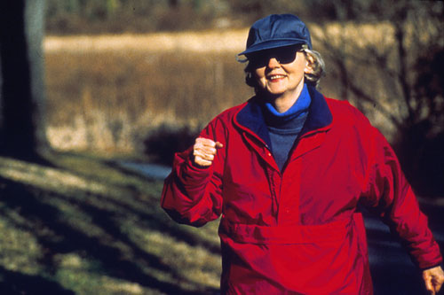 woman walking for exercise